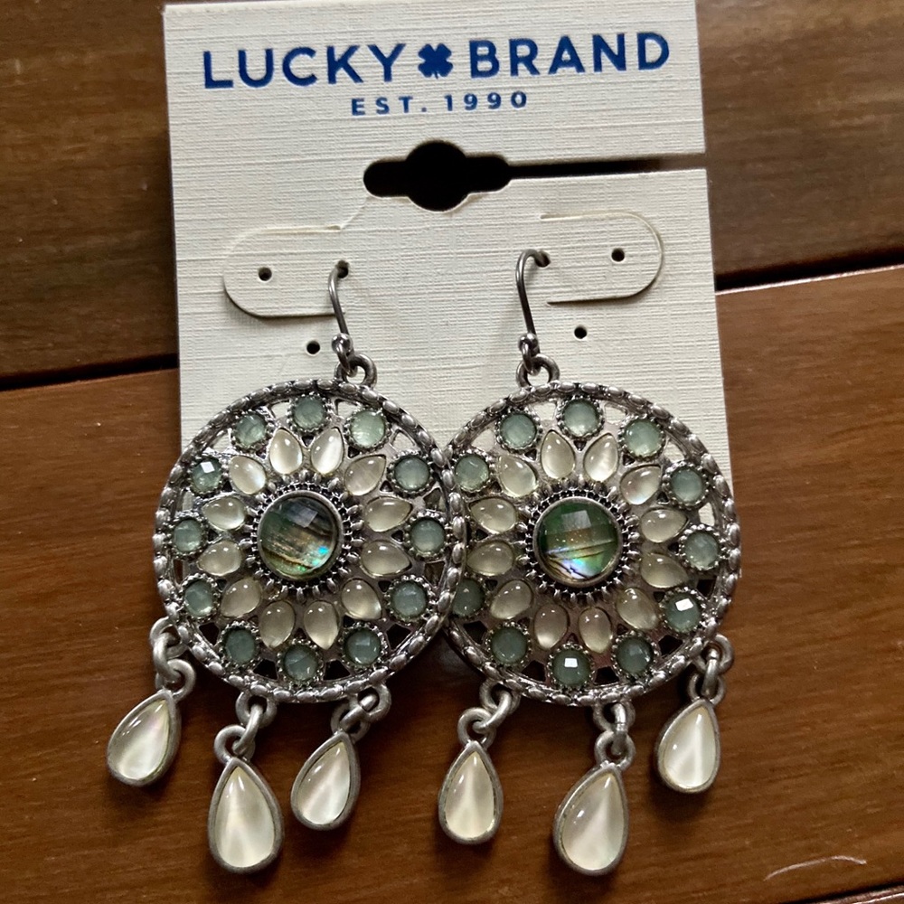Lucky Brand dream catcher earrings